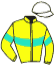 casaque portée par Seguy V. jockey du cheval de course MO TAMBOURINE, information pmu ZETURF