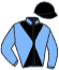 casaque portée par Bendjama A. jockey du cheval de course FOL EPI PECOS, information pmu ZETURF casaque portée par Bendjama A. jockey du cheval de course FOL EPI PECOS, information pmu ZETURF