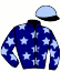 casaque portée par Lable Mlle M. jockey du cheval de course EXCEPTIONAL DREAM (FR), information pmu ZETURF