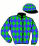 casaque portée par Beaudoire A. jockey du cheval de course RI, information pmu ZETURF