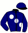 casaque portée par Le Pemp Mlle L. jockey du cheval de course LADY WAYANA (FR), information pmu ZETURF