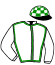 casaque portée par Saccomandi L. jockey du cheval de course GEVERINO DE NEUVY (FR), information pmu ZETURF