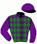 casaque portée par Mosse G. jockey du cheval de course AMICA NOSTRA (IE), information pmu ZETURF
