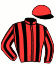 casaque portée par Revolte E. jockey du cheval de course DJALCO (AR), information pmu ZETURF