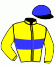 casaque portée par Bossuet B. jockey du cheval de course FLORE DE CENTULE (FR), information pmu ZETURF