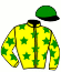 casaque portée par Blanchon I. P. jockey du cheval de course HULK DE TILLARD, information pmu ZETURF
