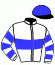 casaque portée par Hanquier M. jockey du cheval de course IVANKA BAROSSO (FR), information pmu ZETURF