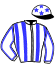 casaque portée par Criado M. jockey du cheval de course IMAGE MAGISTER (FR), information pmu ZETURF