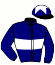 casaque portée par Eyquem Jb. jockey du cheval de course FLORIPA, information pmu ZETURF