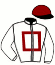casaque portée par Mekouche Mlle A. jockey du cheval de course CAVIAR D'ORIENT, information pmu ZETURF