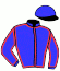casaque portée par Crastus A. jockey du cheval de course BURN ONE DOWN, information pmu ZETURF
