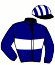 casaque portée par Morin D. jockey du cheval de course IRON ROCK, information pmu ZETURF