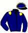 casaque portée par Abrivard A. jockey du cheval de course INCROYABLE BLACK, information pmu ZETURF