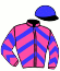 casaque portée par Gutierrez Val A. jockey du cheval de course GOUT SUCRE, information pmu ZETURF