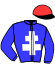 casaque portée par Criado M. jockey du cheval de course GONIKA DE VASTERIE, information pmu ZETURF