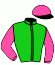 casaque portée par De Chitray A. jockey du cheval de course IKARE DU MOULIN, information pmu ZETURF
