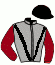 casaque portée par Waldhauser Mlle M. jockey du cheval de course JAS HENNESSY, information pmu ZETURF