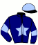 casaque portée par Mathias N. jockey du cheval de course IOLOTAN, information pmu ZETURF