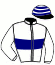 casaque portée par Veron F. jockey du cheval de course FACE AU VENT, information pmu ZETURF