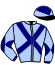 casaque portée par Veron F. jockey du cheval de course NIKITA DU MAZET, information pmu ZETURF