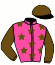 casaque portée par Gallon D. jockey du cheval de course HAYAO, information pmu ZETURF