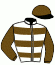 casaque portée par Gutierrez Val A. jockey du cheval de course YAZD, information pmu ZETURF