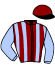 casaque portée par Foulon M. jockey du cheval de course AZUR AS WELL, information pmu ZETURF casaque portée par Foulon M. jockey du cheval de course AZUR AS WELL, information pmu ZETURF