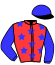 casaque portée par Champier G. jockey du cheval de course JUPITER PEPPER, information pmu ZETURF casaque portée par Champier G. jockey du cheval de course JUPITER PEPPER, information pmu ZETURF