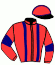 casaque portée par Gueriel J. jockey du cheval de course JEANWIL D'OLYMPE, information pmu ZETURF