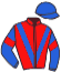 casaque portée par Richard G. jockey du cheval de course JEMILY D'OC, information pmu ZETURF