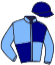 casaque portée par Franzel L. jockey du cheval de course REINE LAND, information pmu ZETURF