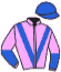 casaque portée par Behocaray Max. jockey du cheval de course YVETTE GUILBERT, information pmu ZETURF