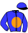 casaque portée par Seguy V. jockey du cheval de course ZLARA, information pmu ZETURF
