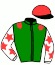 casaque portée par Geray P. jockey du cheval de course KOKIN DE ROUAISSE, information pmu ZETURF casaque portée par Geray P. jockey du cheval de course KOKIN DE ROUAISSE, information pmu ZETURF
