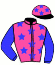 casaque portée par Yvon M. jockey du cheval de course HADES DU GOUTIER, information pmu ZETURF