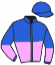 casaque portée par Charlot M. X. jockey du cheval de course INDY RED, information pmu ZETURF
