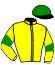 casaque portée par Crastus A. jockey du cheval de course VA S'Y MIX, information pmu ZETURF