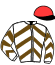 casaque portée par Ruis S. jockey du cheval de course PICNIC ROYAL, information pmu ZETURF