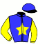 casaque portée par Sanchez Gar. jockey du cheval de course POWER PAPERS, information pmu ZETURF