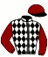 casaque portée par Werle A. jockey du cheval de course LUCKY CHARM, information pmu ZETURF