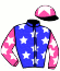 casaque portée par Romary Mlle M. jockey du cheval de course NASSER AL SHAHANIA, information pmu ZETURF casaque portée par Romary Mlle M. jockey du cheval de course NASSER AL SHAHANIA, information pmu ZETURF