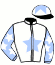 casaque portée par Lauron M. jockey du cheval de course L'EAU FEERIQUE, information pmu ZETURF casaque portée par Lauron M. jockey du cheval de course L'EAU FEERIQUE, information pmu ZETURF