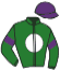 casaque portée par Lucas Toron Mme Ale. jockey du cheval de course ONE EYED PRINCESS, information pmu ZETURF