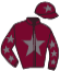 casaque portée par Lestrade B. jockey du cheval de course DALPALACE, information pmu ZETURF