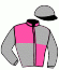 casaque portée par Merille C. jockey du cheval de course SILPENY, information pmu ZETURF