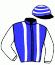 casaque portée par Meunier Gab. jockey du cheval de course BELIZE, information pmu ZETURF casaque portée par Meunier Gab. jockey du cheval de course BELIZE, information pmu ZETURF