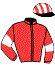 casaque portée par Ladjadj Ste. jockey du cheval de course DILAWAR, information pmu ZETURF