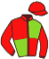 casaque portée par Beaudouin G. jockey du cheval de course EPERON D'OR, information pmu ZETURF