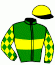 casaque portée par Laisis D. jockey du cheval de course KAKAO DECAST, information pmu ZETURF casaque portée par Laisis D. jockey du cheval de course KAKAO DECAST, information pmu ZETURF