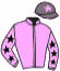 casaque portée par Eyquem Jb. jockey du cheval de course CHAHI GRINE (AR), information pmu ZETURF